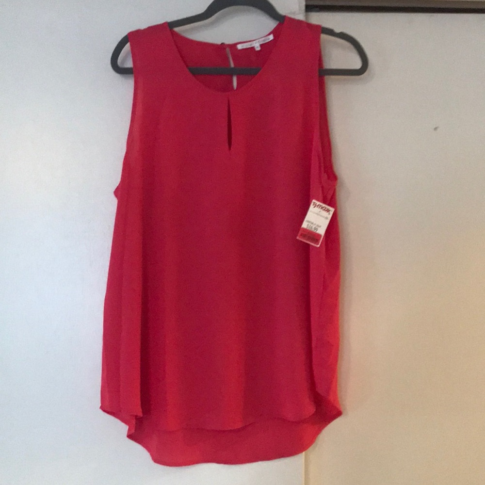 Pink shift top
